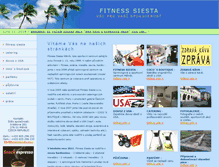 Tablet Screenshot of fitnesssiesta.com